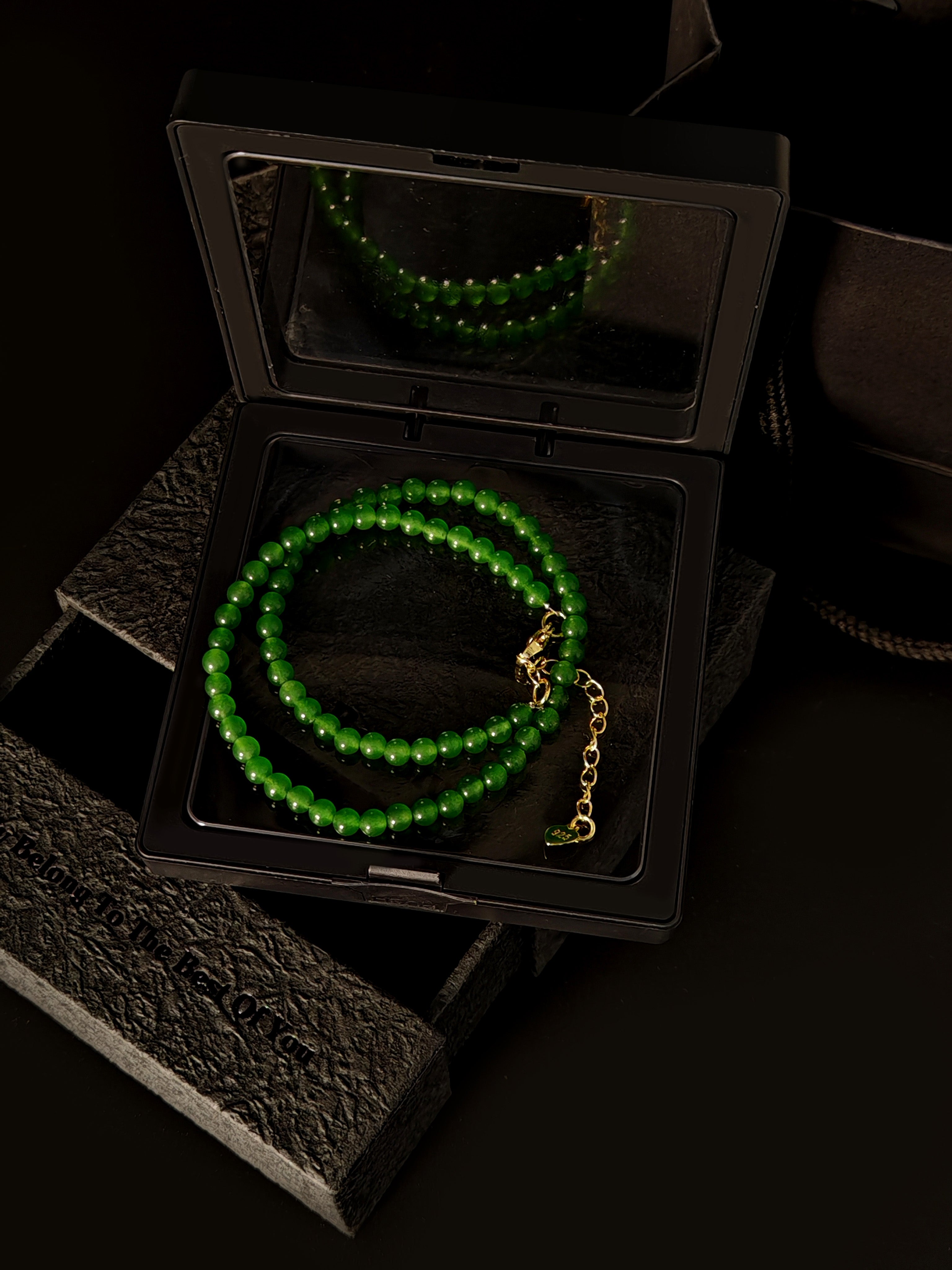 Jasper Jade bracelet gold accessories custom bangle natural crystal