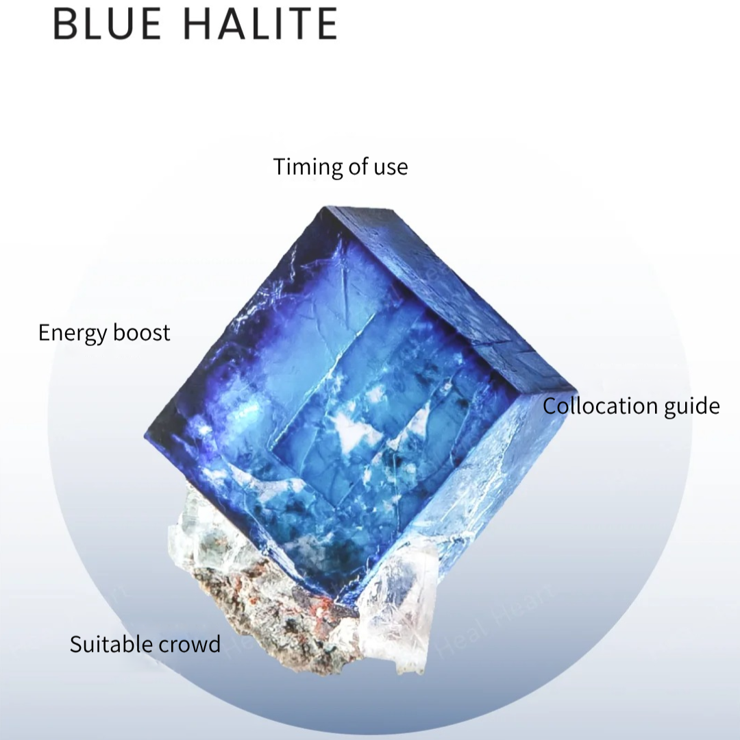 Crystallized Ocean Time Capsule: The Magic of Blue Halite