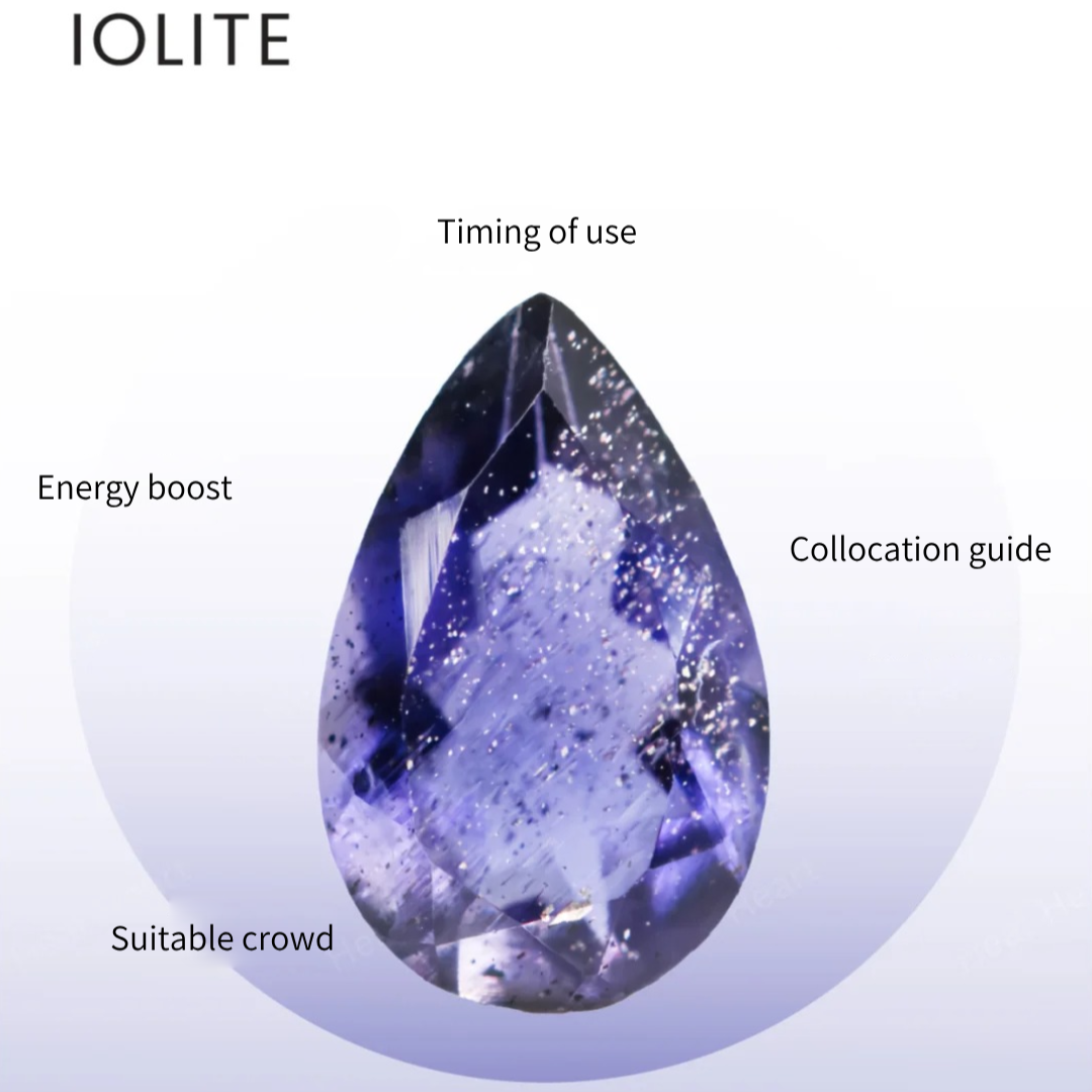 🔮 Discover a Gem a Day｜Iolite – The “Stone of Direction”