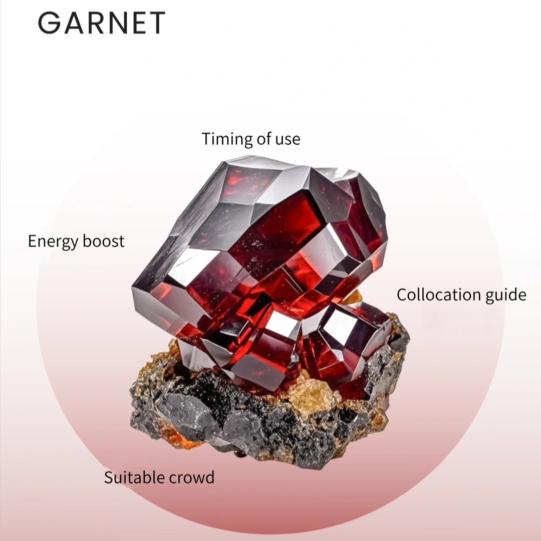 🔮 Gem of the Day: Garnet – The Stone of Women