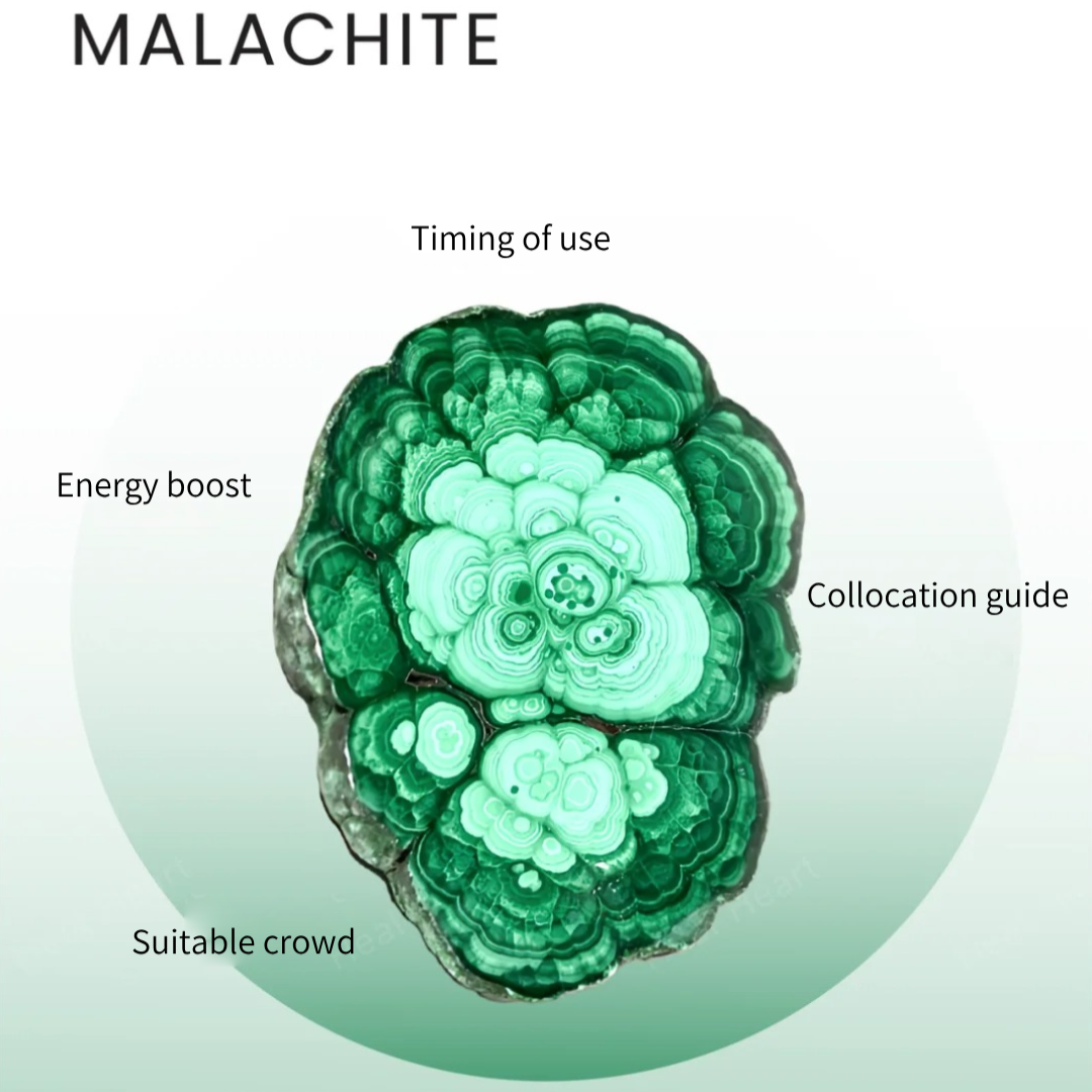 🔮 Discover a Gem a Day｜Malachite – The “Stone of Peacock Feathers”