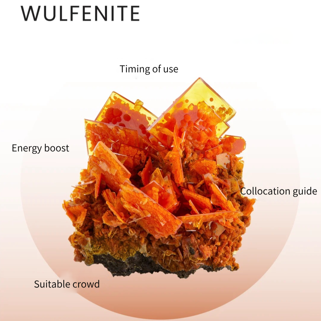 🔮 Mineral of the Day｜Wulfenite – The “Stone of Dreams”