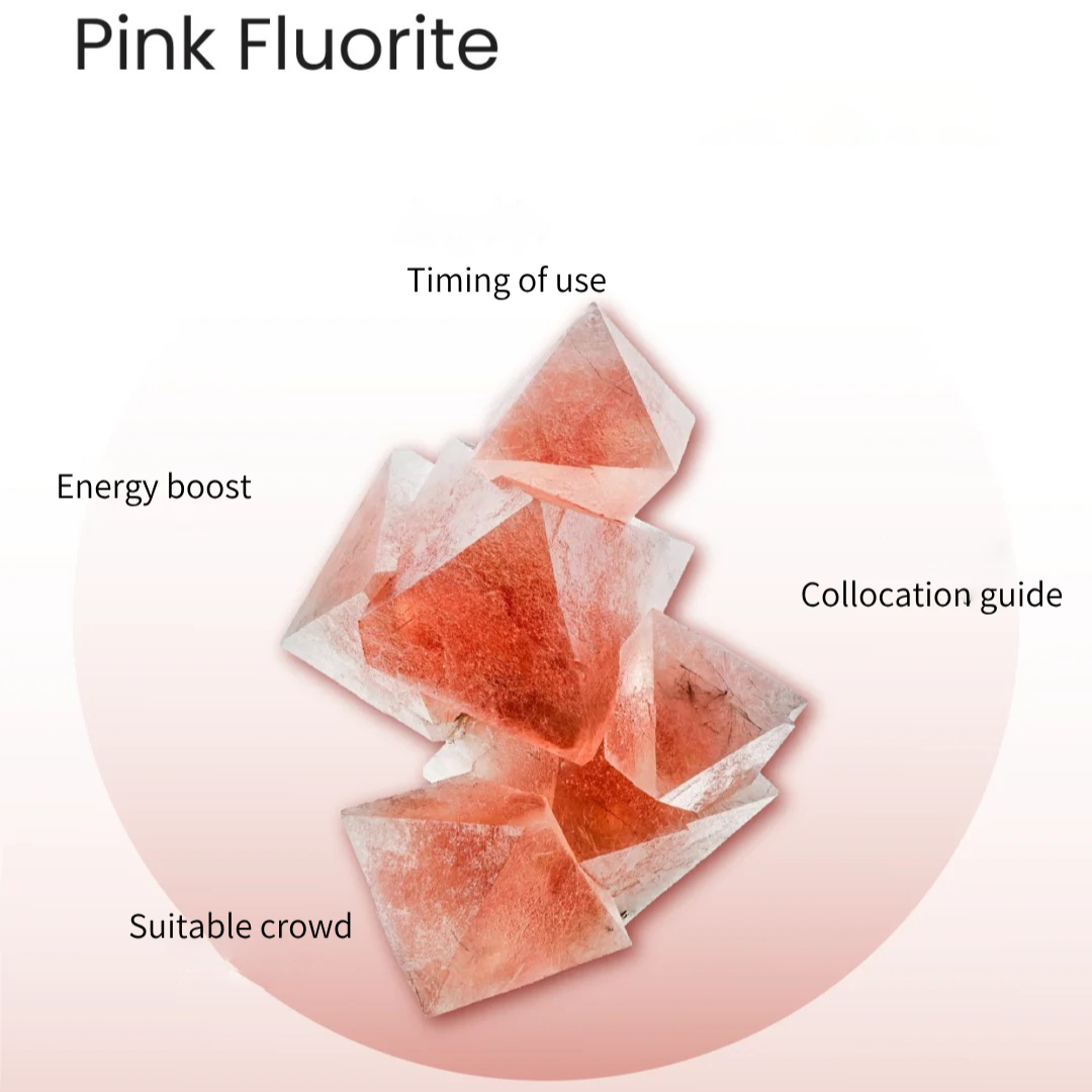 💎 Pink Fluorite｜The Stardust Kiss that Fell from the Galaxy