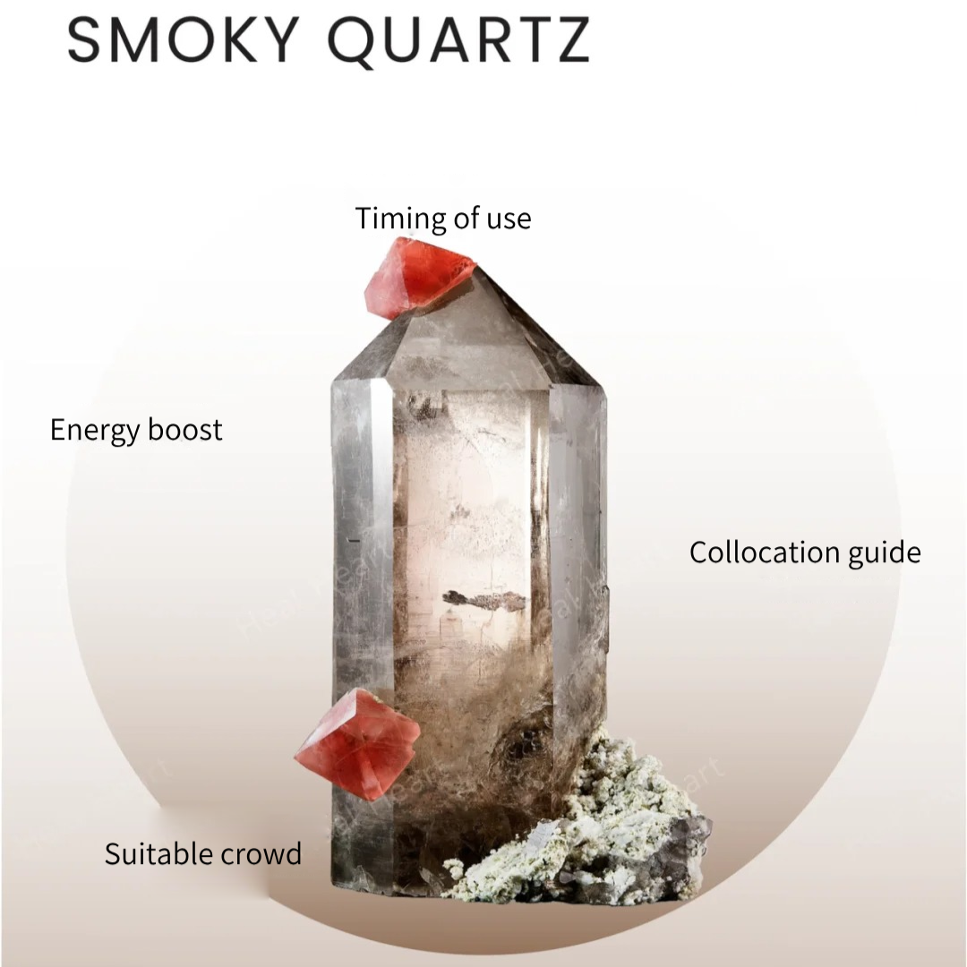 🔮 Smoky Quartz: The Grounding Guardian of Earth Energy