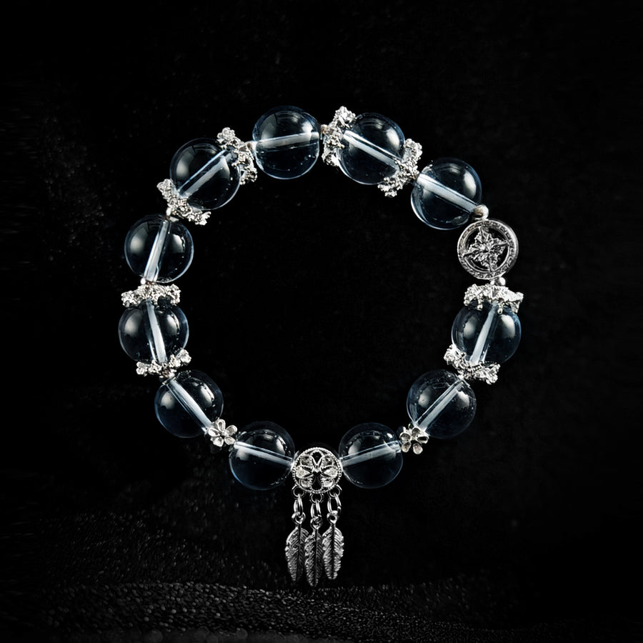 Blue Dreamcatcher Crystal Bracelet