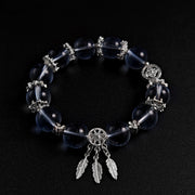 Blue Dreamcatcher Crystal Bracelet