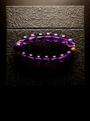 18k Gold Fortune Dark Purple Bracelet