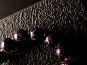 Purple Gold Lacquer Beads Bracelet