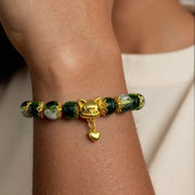 crystal bracelet fox gold jewelry custom bangle crystal