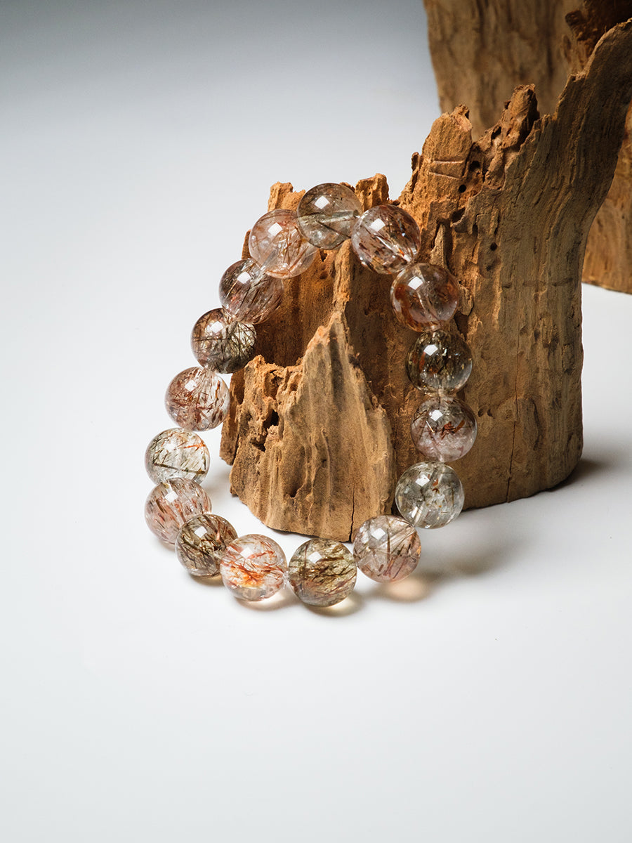Crystal bracelet for women custom bangle natural crystal beads