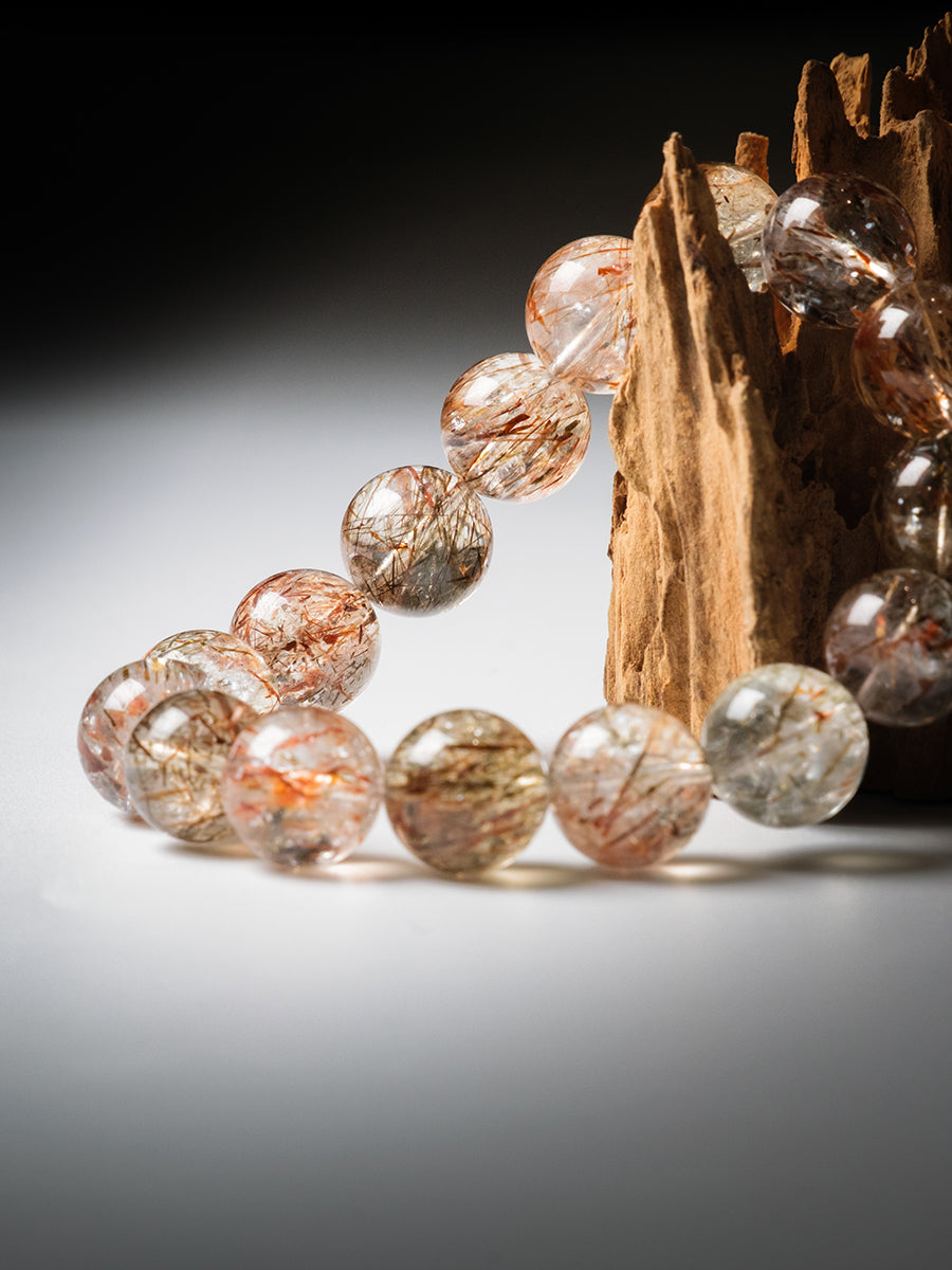 Crystal bracelet for women custom bangle natural crystal beads