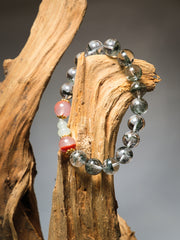 Crystal bracelet for women custom bangle natural crystal beads