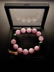 Crystal bracelet for women custom bangle natural purple crystal beads